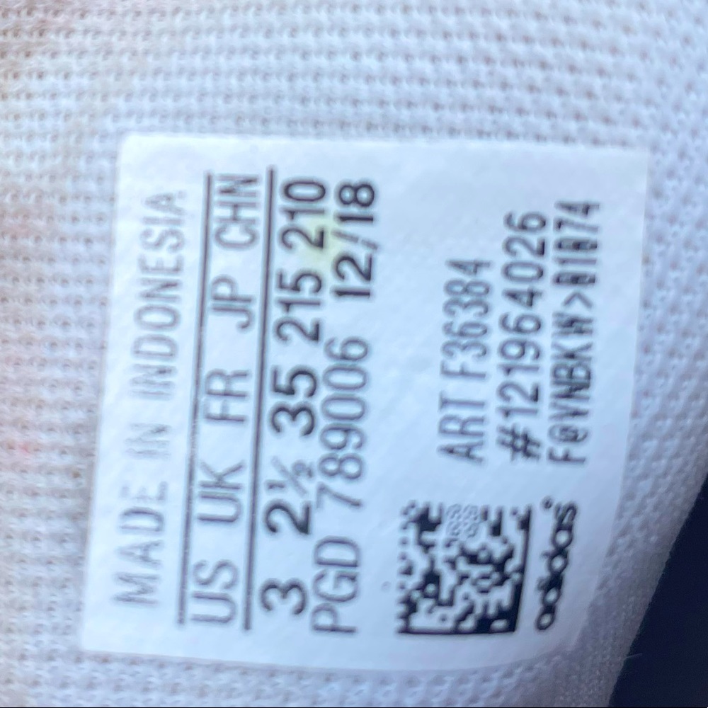 Girls Adidas sneakers